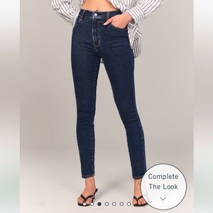 Abercrombie & Fitch Simone High Rise Super Skinny Ankle Jean
